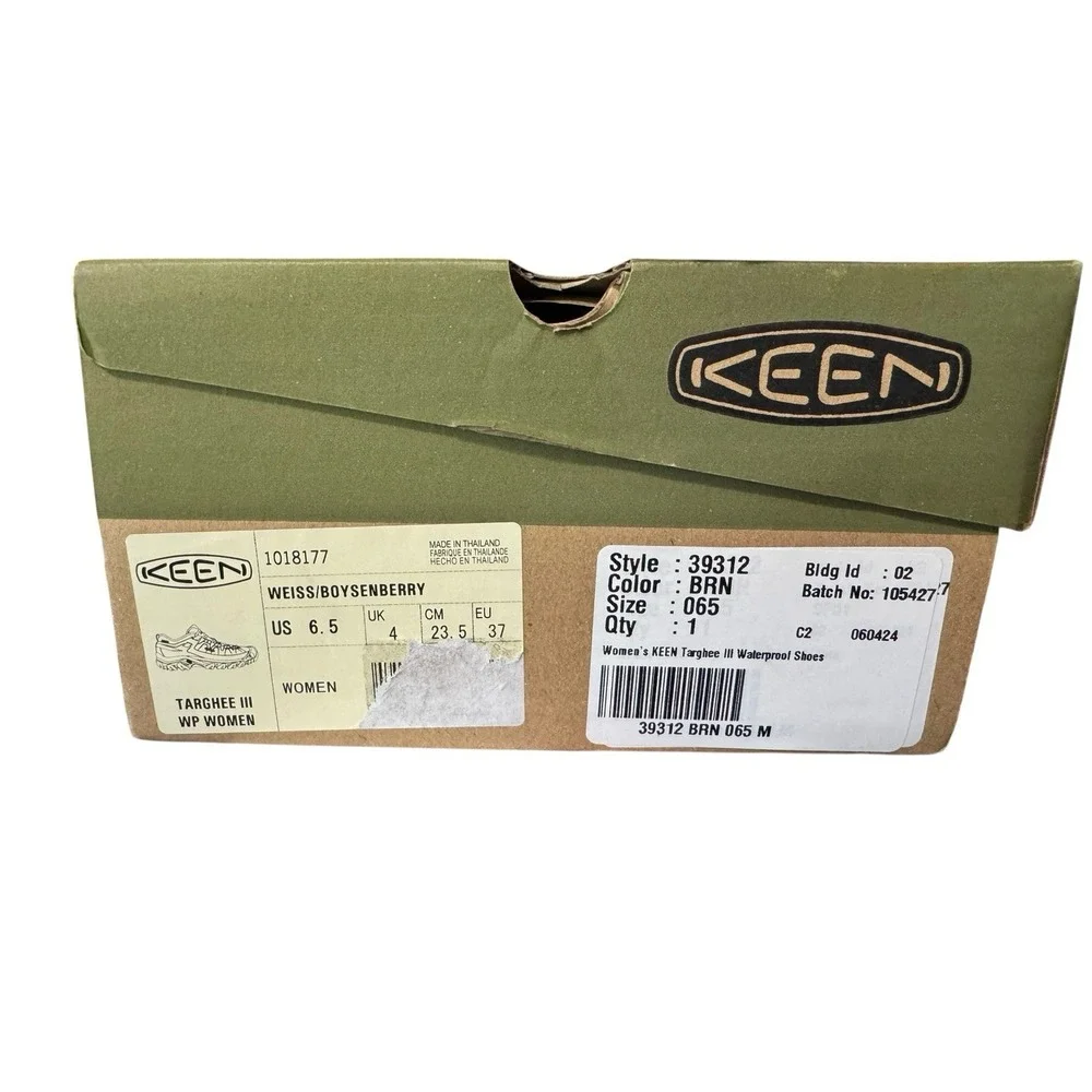 Keen Targhee Exp Mid Waterproof Trekking Purple Hiking Boot Women's 6.5
